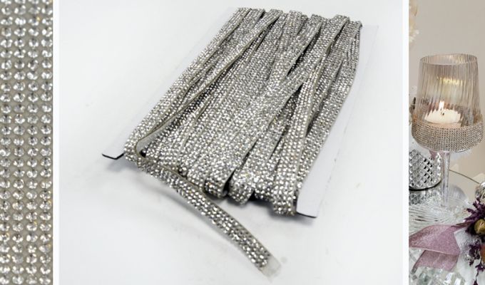 ΣΤΡΑΣ 2.5mm ΤΡΕΣΑ ΜΕ ΑΥΤΟΚΟΛΛΗΤΟ 1cm x 10m με 4 ΣΕΙΡΕΣ 0501116