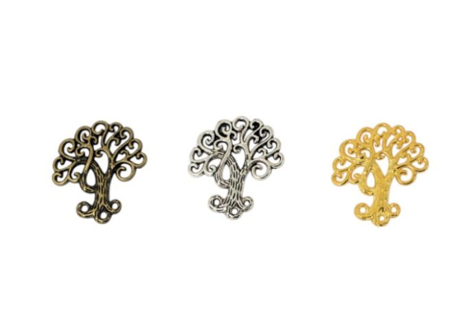 ΜΕΤΑΛΛΙΚΟ ΔΕΝΤΡΟ ΤΗΣ ΤΥΧΗΣ ΜΙΚΡΟ 25mm x 28mm  0517863 50 ΤΕΜΑΧΙΑ