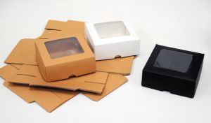 ΚΟΥΤΙ ΧΑΡΤΙΝΟ ΜΕ ΠΑΡΑΘΥΡΟ ΖΕΛΑΤΙΝΑ 10cm x 5cm 0402146/12 ΤΕΜΑΧΙΑ