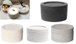ΒΑΖΟ ΑΠΟ ΠΟΡΟΛΙΘΟ ΜΕ ΚΑΠΑΚΙ 13cm x 8cm 0515352