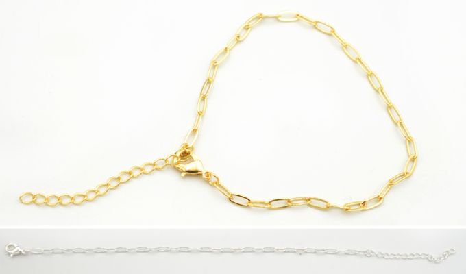 ΜΕΤΑΛΛΙΚΟ ΒΡΑΧΙΟΛΙ ΑΛΥΣΙΔΑ 18cm 0517994