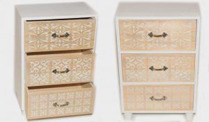 Ξύλινο Κουτί Συρταριέρα 20χ12,5χH30,5 cm