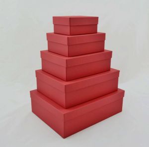 Κουτί-Κόκκινο-Παραλληλόγραμμο-Χειροποίητο-Σέτ 5 Τεμάχια ΕΞΑΝΤΛΗΘΗΚΕ