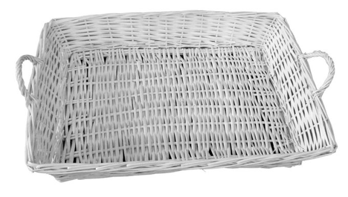 ΚΑΛΑΘΙ ΜΕΓΑΛΟ ΑΣΠΡΟ 50cm x 70cm
