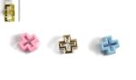 ΜΕΤΑΛΛΙΚΟΣ ΣΤΑΥΡΟΣ ΔΙΑΤΡΗΤΟΣ ME UV 10mm x 10mm 0517750