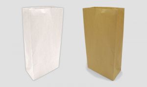 Τσάντα κραφτ οικολογική(Kraft)22χ12χ6 cm χωρίς χεράκια