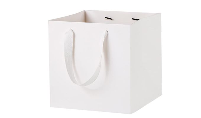 ΤΣΑΝΤΑ ΛΕΥΚΗ ΚΥΒΟΣ ΜΕ ΙΜΑΝΤΑ 30cm 0402184/12 ΤΕΜΑΧΙΑ
