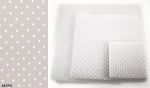 ΤΟΥΛΙ ΜΕ ΛΕΥΚΟ ΠΟΥΑ 18cm x 18cm 0527333