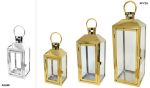 ΜΕΤΑΛΛΙΚΟ ΦΑΝΑΡΙ ΟΡΘΟΓΩΝΙΟ 50cm ΣΕΤ/3 2O18-11 0621439