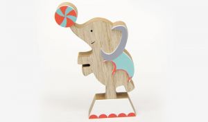 Ξύλινο Στάντ Ελέφαντας 15 cm
