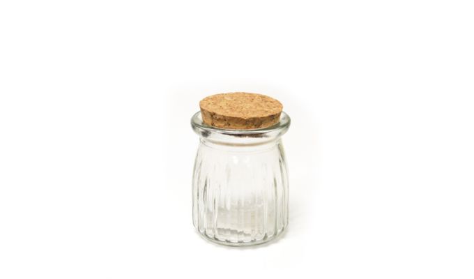ΒΑΖΑΚΙ ΑΝΑΓΛΥΦΟ 150ml ΜΕ ΦΕΛΛΟ 7.5cm x 6cm 0503313