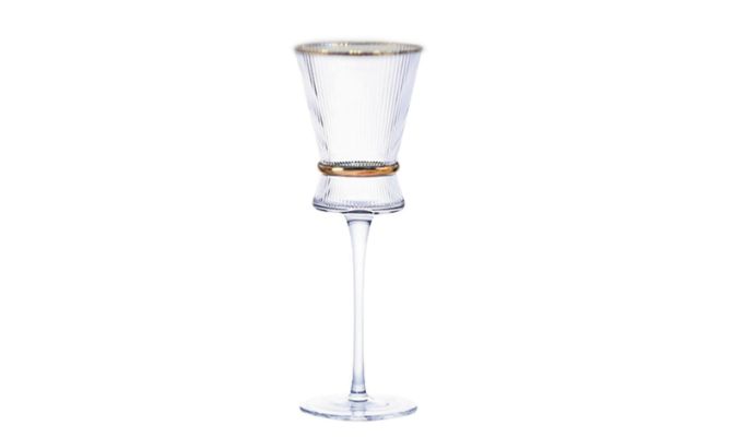 ΠΟΤΗΡΙ ΚΡΑΣΙΟΥ ΑΝΑΓΛΥΦΟ ΜΕ ΧΡΥΣΟ ΧΕΙΛΟΣ 0503389 6 ΤΕΜΑΧΙΑ ΕΞΑΝΤΛΗΘΗΚΕ