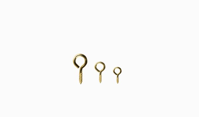 ΓΑΝΤΖΟΙ ΒΙΔΩΤΟΙ ΧΡΥΣΟΙ ΜΙΚΡΟΙ 4mm x 8mm 2000τεμ. 0517951