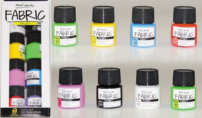 ΣΕΤ 8 ΧΡΩΜΑΤΩΝ ΓΙΑ ΥΦΑΣΜΑΤΑ 20ml 0515033